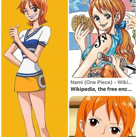 ( 0442) Characters in one piece : Nami TV Bikini set & Bracelet - Picture 4 of 8